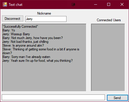 The second chatroom client